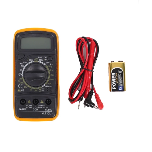 Мультиметр Крал XL830L цифровой тестер с подсветкой дисплея 5658