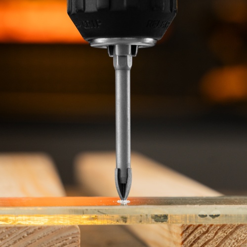 Сверло по керамической плитке 8 мм, крестовая пластина, шестигранный хвостовик// Denzel фото 8