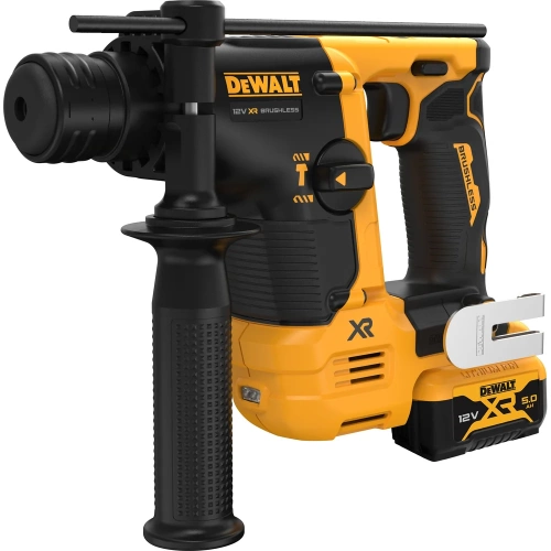 Аккумуляторный перфоратор Dewalt DCH072, 12 В, 1.2 Дж, 4280 уд/мин, с 2 АКБ 5 Ач и ЗУ, в кейсе TSTAK DCH072P2-QW фото 3 Аккумуляторный перфоратор Dewalt DCH072, 12 В, 1.2 Дж, 4280 уд/мин, с 2 АКБ 5 Ач и ЗУ, в кейсе TSTAK DCH072P2-QW фото 3