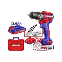 Дрель ударная бесщеточная аккумуляторная EMTOP ECIDL20668