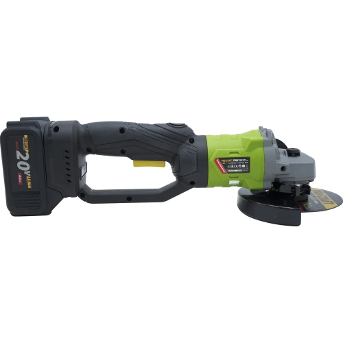 Углошлифовальная машина аккумуляторная PROCRAFT 20В 125мм (АКБ 4АЧ+ЗУ) PWA125 фото 9