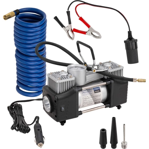 Компрессор автомобильный Scheppach 12V, производительность 65л/мин Sch-2014360(63201) Компрессор автомобильный Scheppach 12V, производительность 65л/мин Sch-2014360(63201)