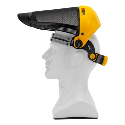 Щиток защитный лицевой с сеткой "СВОНА" НС-01 "ЛЮКС", плавная регулировка храповик Denzel фото 7