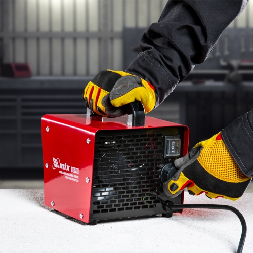 Тепловая пушка керамическая SHCL-2000, квадратная, 230 В, 125 м3/ч, 1/2 кВт// MTX фото 13