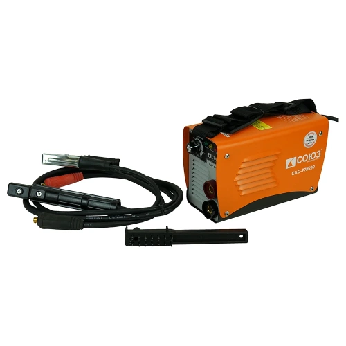 Сварочный инвертор Союз 230А, ПВ 60%, 170-250В, HotStart/AntiStick/ArcForce САС-97И230 Сварочный инвертор Союз 230А, ПВ 60%, 170-250В, HotStart/AntiStick/ArcForce САС-97И230