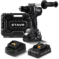 Дрель-шуруповерт ударная аккумуляторная Ставр 150Нм, BL, 18V UNI-M, Stavr SHD 18BLHD-2K, БЗП 9020100453