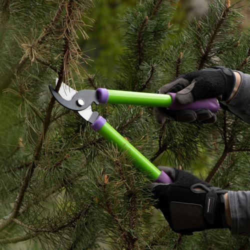 Сучкорез прямого реза, 350 мм, стальные обрезиненные рукоятки, Palisad фото 6