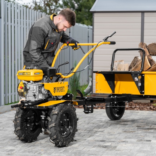 Мотоблок DPT-270S, 7 л.с., ремен.сцеп, фрез 3х4, ШОМ, передачи 2В/1Н Denzel фото 36