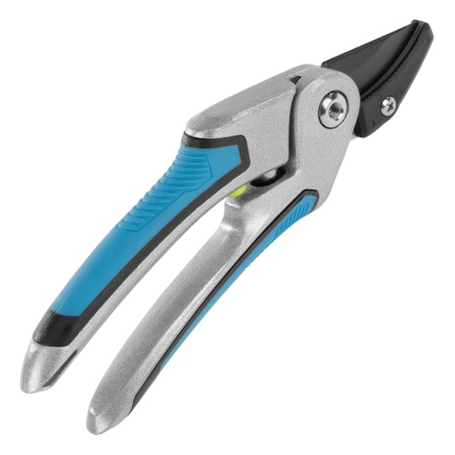 Секатор с наковальней, 215 мм, регулировка захвата, трехкомпонентные рукоятки, LUXE Palisad фото 2