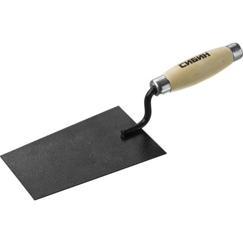 Кельма отделочника Сибин 0820-1_z01 с деревянной усиленной ручкой КО