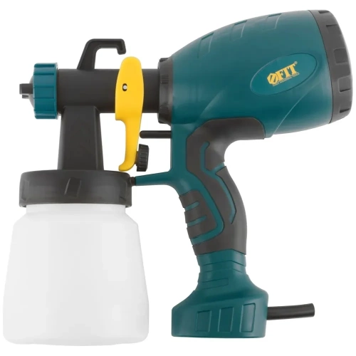 Электрический распылитель FIT 500 Вт, 2,5 мм, 800 мл, 40 DIN/сек, 800 мл/мин, HVLP, коробка 80990 фото 3