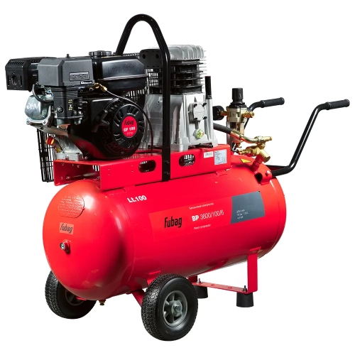 Компрессор FUBAG bp 3600/100/6 360 л/мин 100л 10бар 4.4 квт бензин 641277
