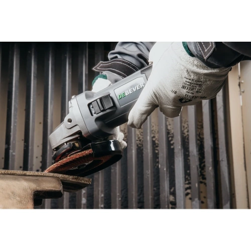 Угловая шлифмашина электрическая DeBever 125 мм, 1400 Вт, 3000 -11000 об/мин, 2,5 кг DBE-9222B фото 7