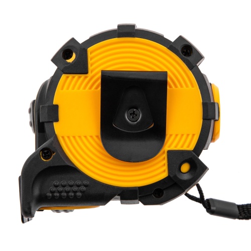 Рулетка 5м х 32мм, автоматич. фиксац., нейлон. покрытие, магнит. зацеп, двухстор. разметка Denzel фото 4