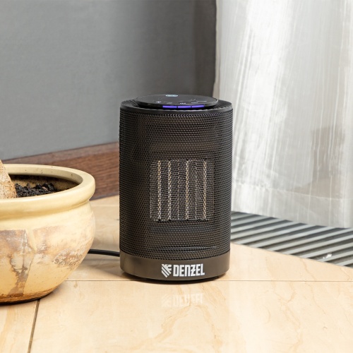 Тепловентилятор электрический керамический DTFC-1200, 3 режима, вентилятор, нагрев 600/1200 Вт Denzel фото 10