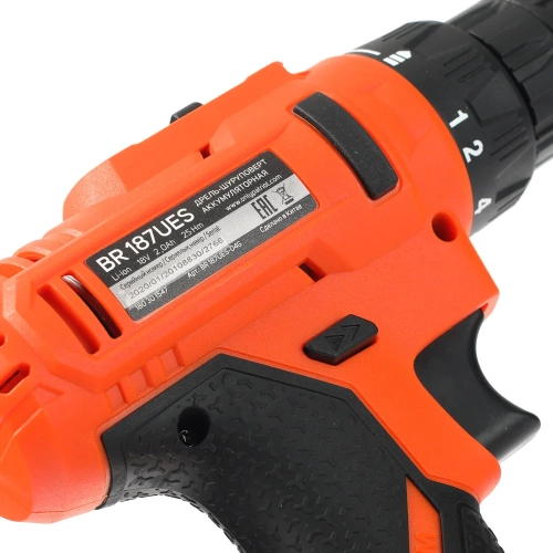 Аккумуляторная дрель-шуруповерт PATRIOT BR 187UES 180301547 фото 10