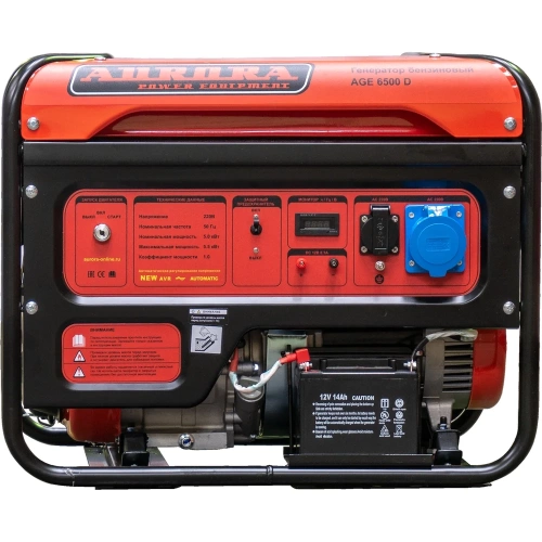 Бензиновый генератор Aurora AGE 6500 D 6773 фото 4