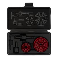 Набор кольцевых пил по дереву, 19-64 мм, 11 предметов Matrix