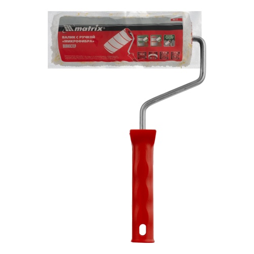 Валик "Микрофибра", 180 мм, ворс 12 мм, D 48 мм, D ручки 8 мм, полиэстер Matrix фото 6