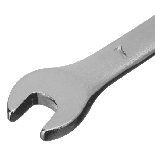 Ключ комбинированный, 7 мм, CrV, матовый хром Stels фото 3
