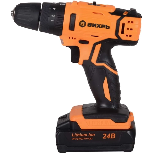 Аккумуляторная дрель-шуруповерт Вихрь ДА-24Л-2кУ 72/14/19 фото 8 Аккумуляторная дрель-шуруповерт Вихрь ДА-24Л-2кУ 72/14/19 фото 8