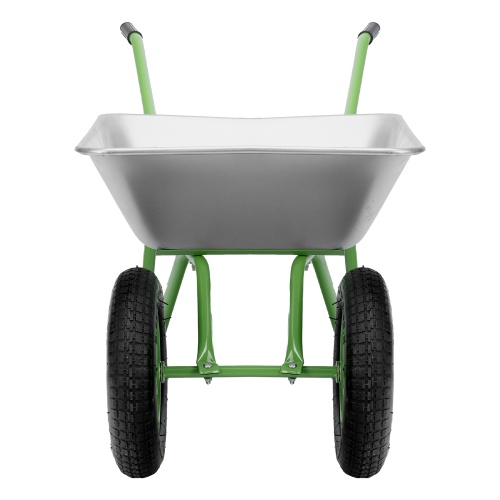 Тачка садовая, 2-х колесная, грузоподъемность 120 кг, объем 65 л Сибртех фото 6