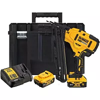 Аккумуляторный гвоздезабивной пистолет Dewalt DCN650P2, 18В, 48Дж, с 2 АКБ 5 Ач и ЗУ, в кейсе TSTAK DCN650P2-QW
