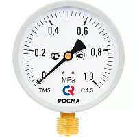 Общетехнический манометр РОСМА ТМ-510Р.00 М2 (0-1МПа) ДК100 G1/2, класс точности 1.5 D270-06616