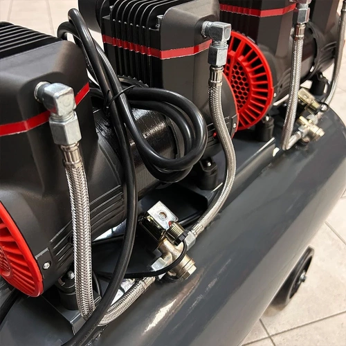 Воздушный безмасляный компрессор Сорокин ресивер 100 л 13.6 фото 6