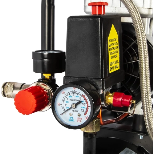 Безмасляный поршневой компрессор QUATTRO ELEMENTI PACIFIC 8-160 160 л/мин, 8 л, 1.2л.с, 8 бар 915-328 фото 5