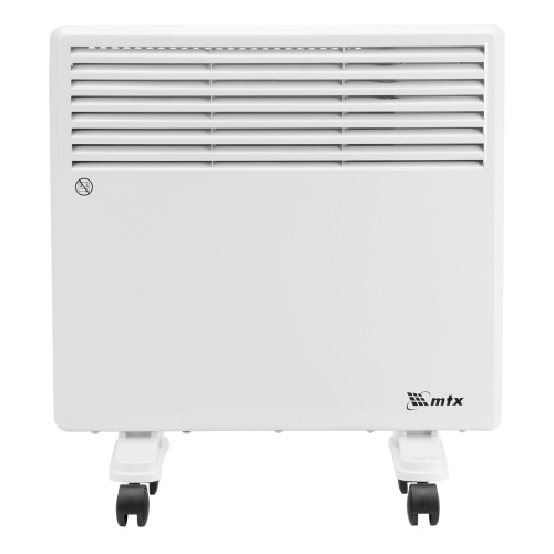 Конвектор электрический CH-1000, 1000 Вт, X-образный нагреватель, термостат, колеса  MTX фото 2