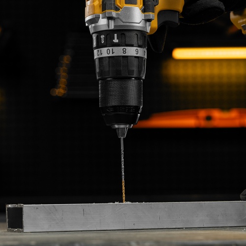 Сверло спиральное по металлу 2,5 х 95 мм Р6М5, Golden Tip, удлиненное, 2шт. Denzel фото 9