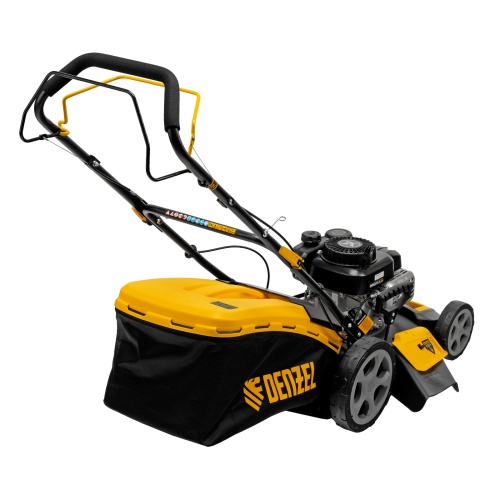 Газонокосилка бензиновая GLR-460SP-ZS, 149 см3, ширина 46 см, привод, травосборник 65 л Denzel фото 3