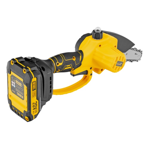 Цепная мини-пила аккумуляторная бесщет., CCS-150, шина 150 мм, Li-Ion, 20 В Denzel фото 13