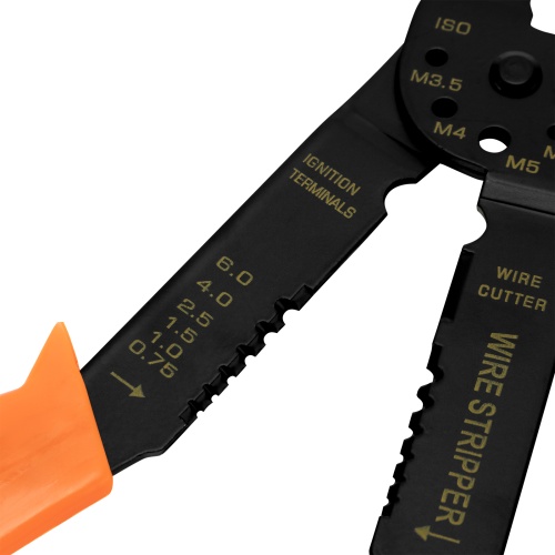 Щипцы, 210 мм, для зачистки электропроводов и обжима контактных кле мм, 1.5-6.5 мм Sparta фото 6 Щипцы, 210 мм, для зачистки электропроводов и обжима контактных кле мм, 1.5-6.5 мм Sparta фото 6