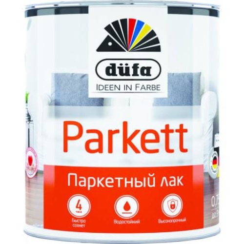 Лак паркетный Dufa Retail Parkett полуматовый 750 мл