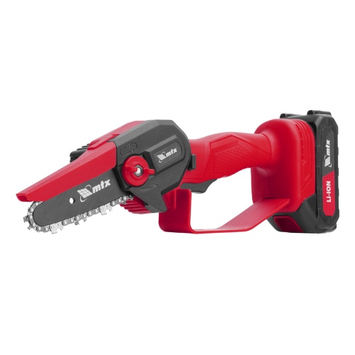 Цепная мини-пила аккумуляторная, MCS-100, шина 100 мм, Li-Ion, 20 В MTX фото 2