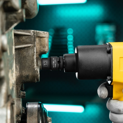 Головка ударная шестигранная, 13 мм, 1/2, CrMo Stels фото 7