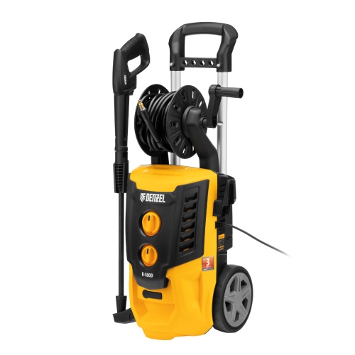 Моечная машина высокого давления R-180D, 2200 Вт, 180 бар, 380 л/ч, с барабаном Denzel Моечная машина высокого давления R-180D, 2200 Вт, 180 бар, 380 л/ч, с барабаном Denzel