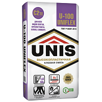 Клей эластичный Unis Uniflex U-100 25 кг