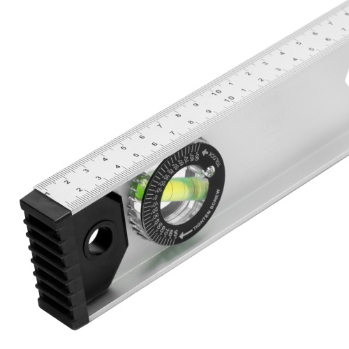 Уровень алюминиевый "Рельс", 1500 мм, 3 глазка (1 поворотный) Matrix фото 5