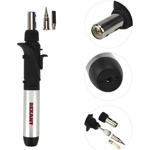 Газовый паяльник с пьезоподжигом REXANT 17 мл 12-0501 фото 4 Газовый паяльник с пьезоподжигом REXANT 17 мл 12-0501 фото 4