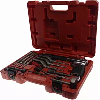 Пневмомолоток с набором зубил JTC 15 предметов 3340