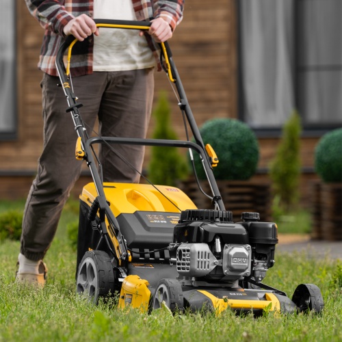 Газонокосилка бензиновая GLR-510SP-ZS, 171 см3, ширина 51 см, привод, травосборник 65 л Denzel фото 37