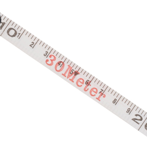 Рулетка геодезическая, 30 м х 12,5 мм, лента ПВХ, закрытый круглый корпус Sparta фото 7