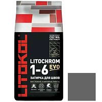 Затирка цементная для швов Litokol Litochrom 1-6 Evo LE.135 антрацит 25 кг