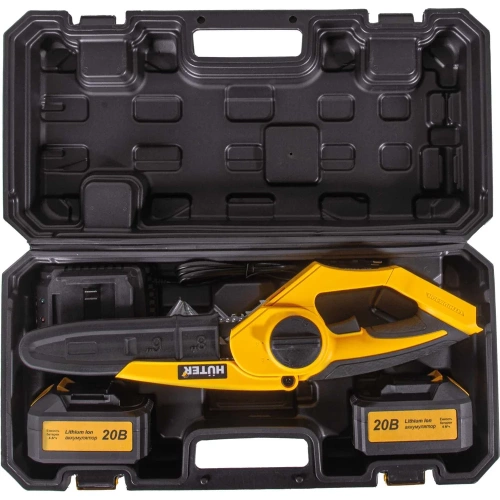 Электропила аккумуляторная Huter ELS-20/8-Li-2К-BL 70/10/40 фото 9