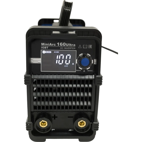 Инверторный сварочный аппарат (160 А; 3+1.5 м; ПВ 60%) Richip MiniArc 160Ultra фото 7 Инверторный сварочный аппарат (160 А; 3+1.5 м; ПВ 60%) Richip MiniArc 160Ultra фото 7