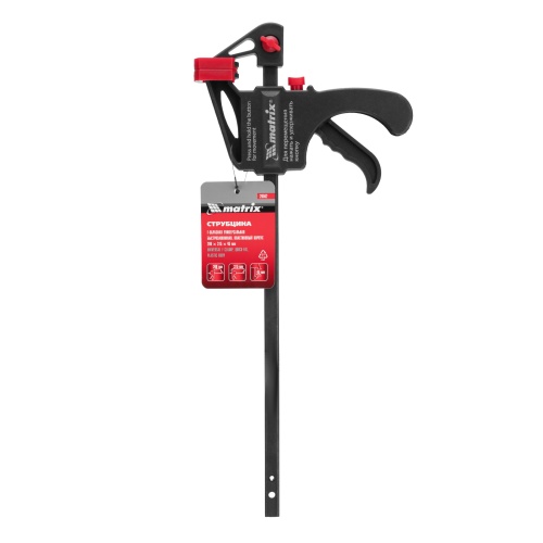 Струбцина универсальная F-образная, 200 х 315 х 45 мм, пластмассовый корпус Matrix фото 8