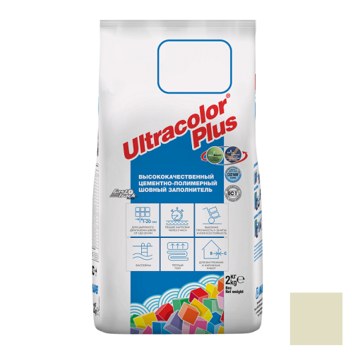Затирка Mapei Ultracolor Plus №137 Карибский песок 2кг